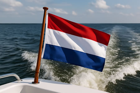 Yacht Flagge Niederlande